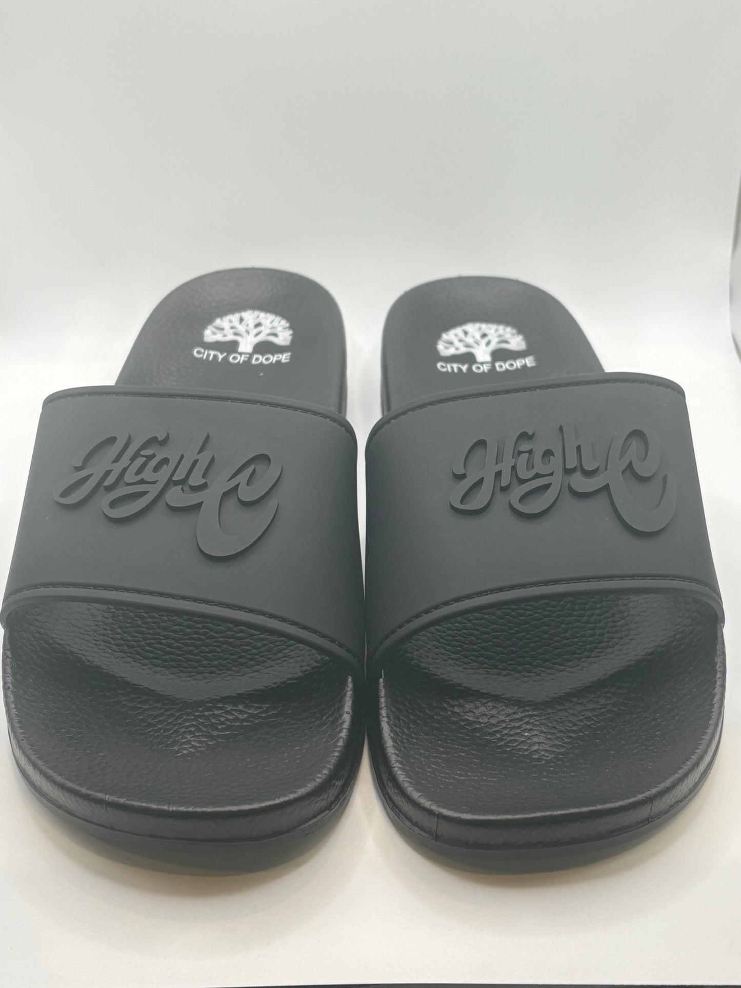 HIGH C Black Sandals