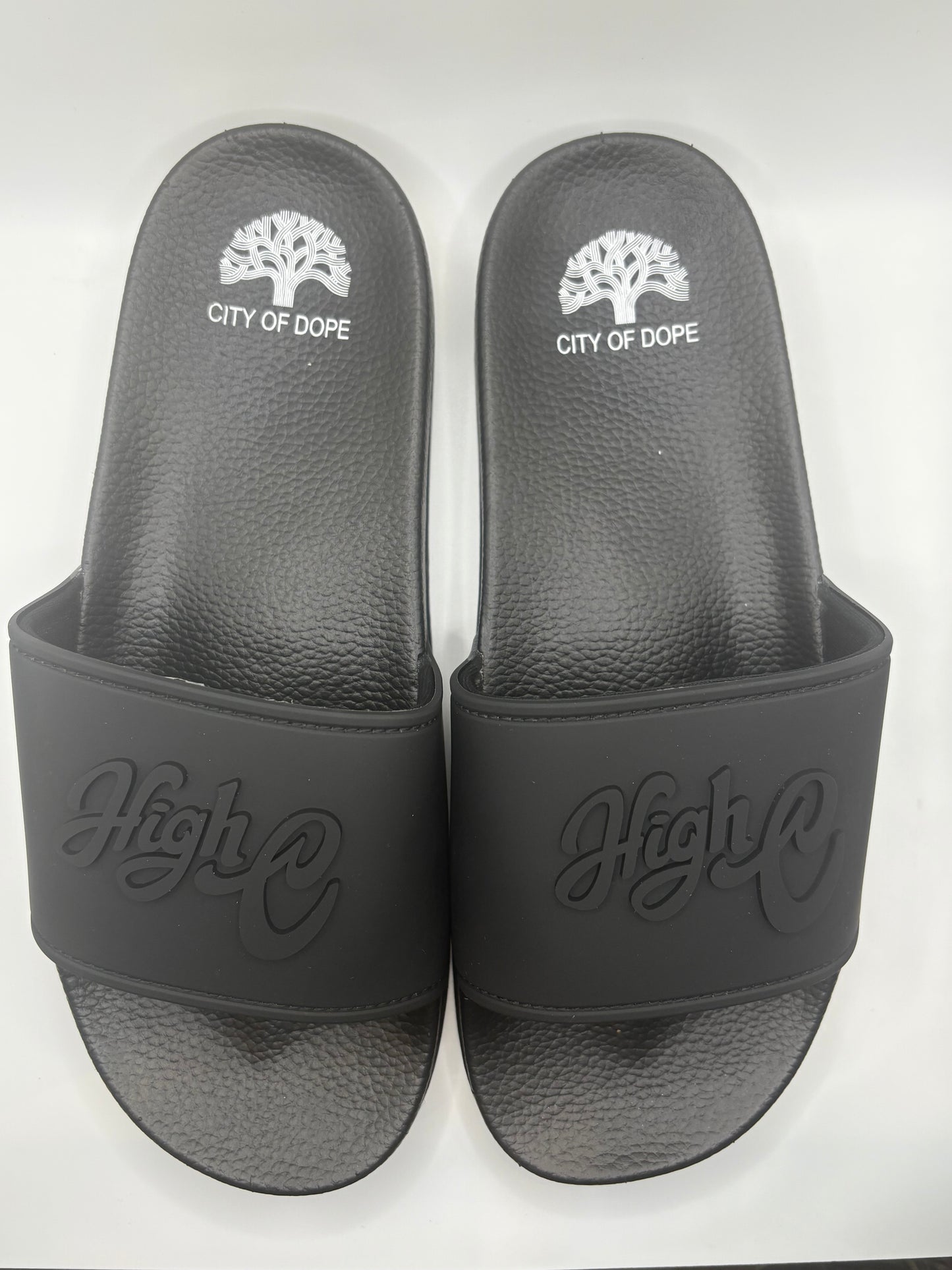 HIGH C Black Sandals